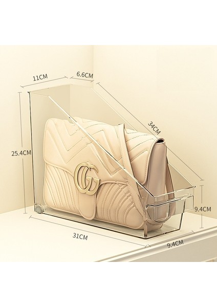 Kadın Çanta Depolama Eseri Lüks Anti-Ekstrüzyon-2 (Yurt Dışından)