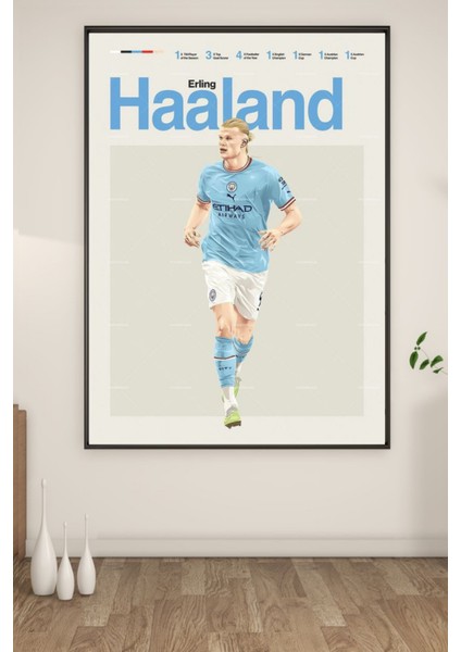 A3 Haaland Baskılı Poster