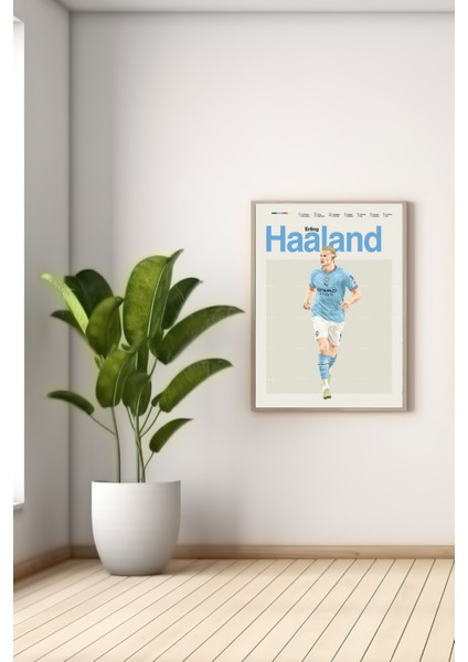 A3 Haaland Baskılı Poster