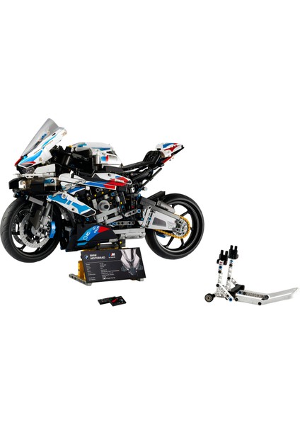 ® Technic BMW M 1000 RR 42130 Yetişkinler için Şık bir Motosiklet Modeli Yapım Seti (1925 Parça)