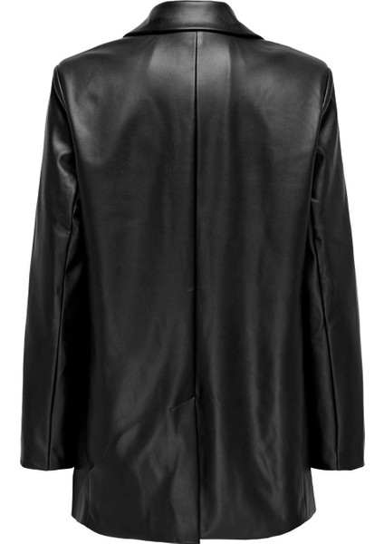 Onllana Kadın Midi Uzun Kol Düz Siyah Ceket Günlük Kullanım İçin Şık Tasarım fırsatları