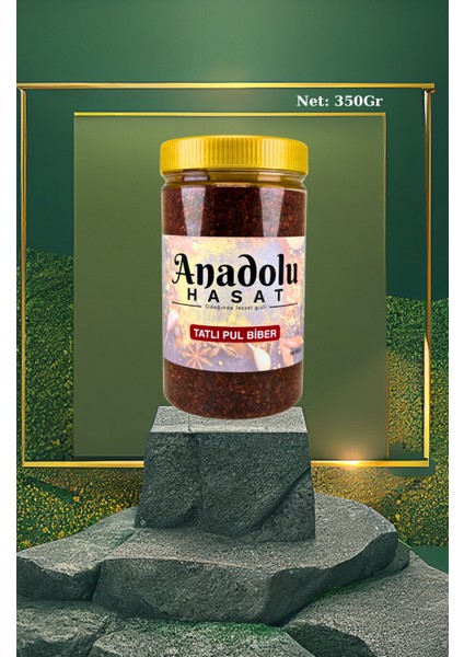 Tatlı Pul Biber 350gr -Kavanoz