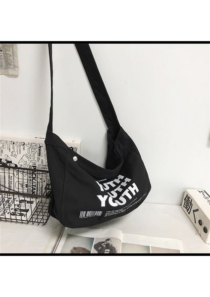 Banliyö Kanvas Büyük Omuz Messenger Çanta (Yurt Dışından)