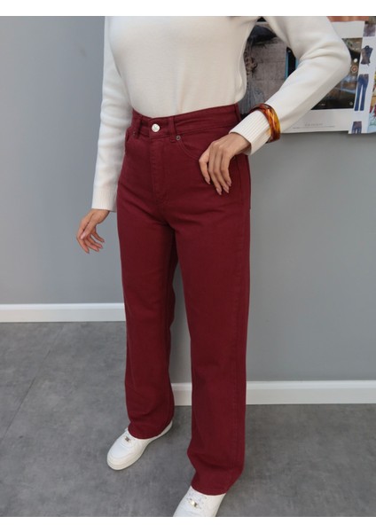 Bordo Straight Orj Jean fiyatları