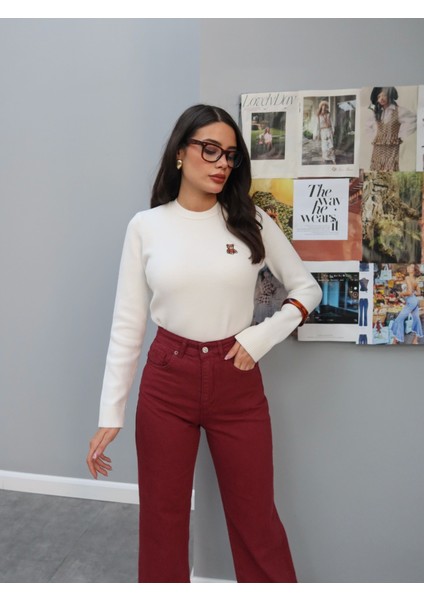 Bordo Straight Orj Jean indirimleri