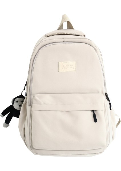 The Everything Store Lise Öğrencileri Büyük Kapasiteli Düz Renk Sırt Çantası Ok (Yurt Dışından)