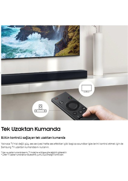 300W Bass-Dolby Audio / Dts Virtual:x Optik-Usb-Bluetooth® Tv-Telefon Bağlantı 2.1 Kanal Soundbar Ev Sinema Sistemi + Hediyeli