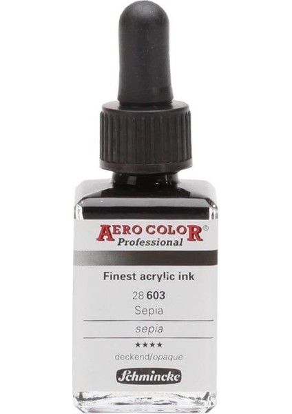 Aero Color Akrilik Mürekkep 28 Ml. 603 Sepia