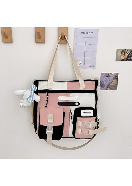 Ilkokul Okul Çantası Kadın Ortaokul Öğrencileri Renkli Büyük Kapasiteli Çok Yönlü Sevimli Kız (Yurt Dışından)