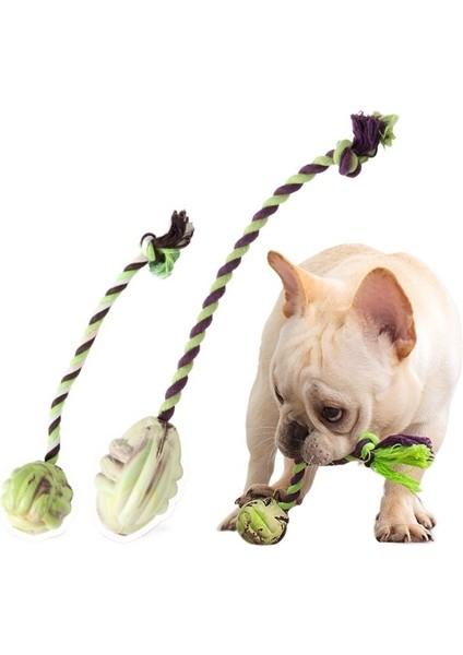 Köpek Halat Topu Pet Oyuncak Isırmaya Dayanıklı Interaktif Eğitim Köpek Oyuncağı (Yurt Dışından) fırsatları