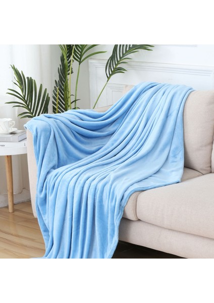 Düz Renk Battaniye Flanel Battaniye Mercan Polar Battaniye Flanel Flanel Hediye Battaniye Klima Battaniye Şal (Yurt Dışından)