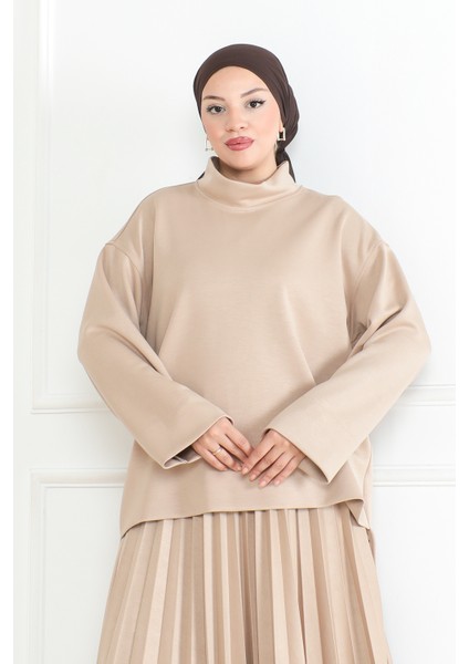 Modal Scuba Etekli Takım & Ekru fırsatları