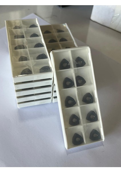 10 Adet mm Ib 17.8 x 6.5 Cnc Karbür Freze Uçları Frezeleme Başlık Elması