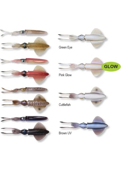 Swim Squid 9.5cm 5g 4 Adet Sahte Balık Cuttlefish