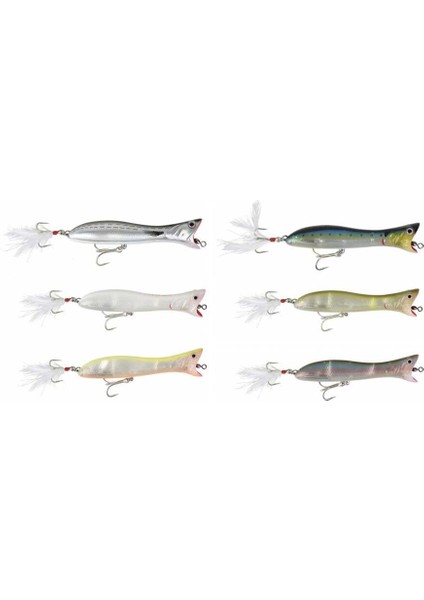 Panic Popper 16,5cm 68G Sahte Balık 01-Dirty Silver Mullet