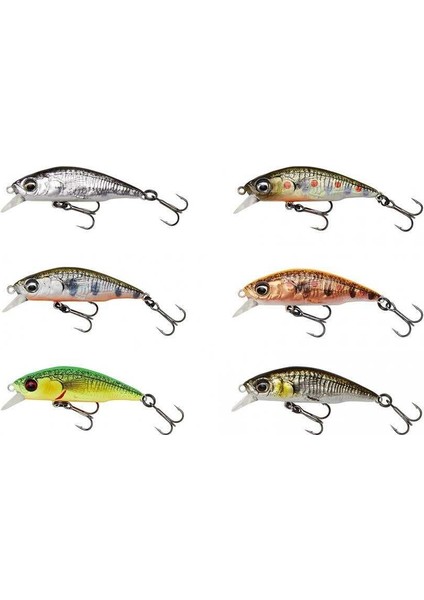 3D Sticklebait Twitch 4.5cm 4 gr Sahte Balık Brown Trout Smolt