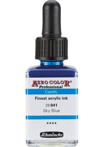 Aero Color Akrilik Mürekkep 28 Ml. 041 Candy Colors Sky Blue