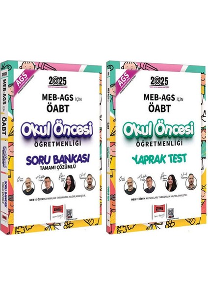2025 Okul Öncesi Öğretmenliği Soru Bankası / Yaprak Test 2 Li Set