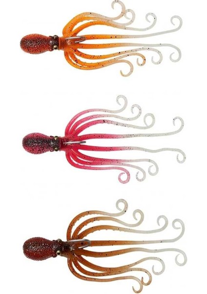 Octobus 70G 15CM Sahte Balık Uv Orange Glow