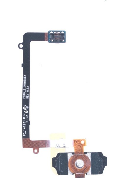 Samsung Galaxy S6 G920F Ile Uyumlu Orta Tuş Filmi Siyah