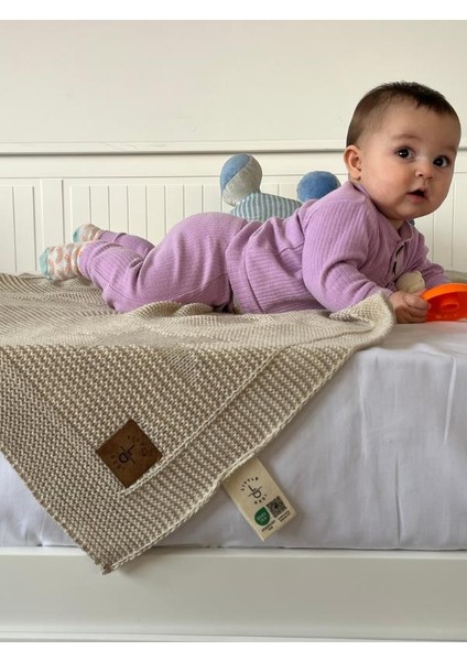 Starlink Örme Bebek Kundak Battaniyesi, Oeko-Tex Sertifikalı Çocuk Pikesi 80 x 100 cm fırsatları