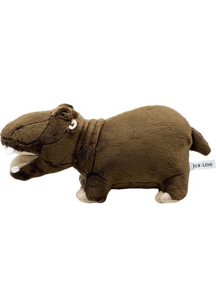35CM Cüce Su Aygırı Moo Deng Peluş Oyuncaklar Bebekler (Yurt Dışından)