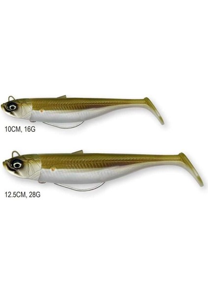 Savage Minnow Weedless 12.5 cm 28 gr 2+1 Khaki