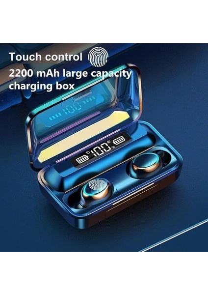 Tws F9 Kablosuz Kulaklık Kulaklık Kulaklık Spor Kulakiçi Kulaklık ile 5.0 Bluetooth Telefon Xiaomi Samsung Huawei Iphone Oppo (Yurt Dışından) indirimleri