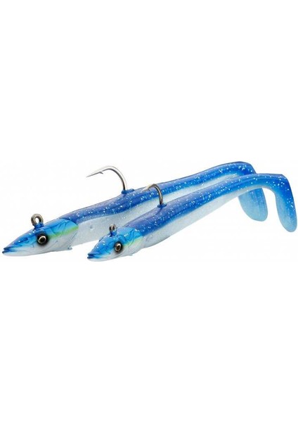 Sandeel V2 15.5 cm 46 gr 2+1 Blue Pearl Silver modelleri