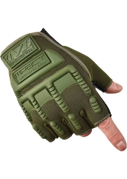 Mechanix Wear Yarım Tactical Eldiven Haki