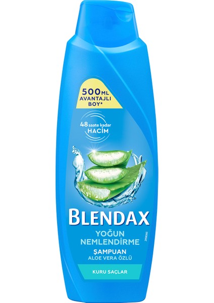 Yoğun Nemlendirme Aloe Vera Özlü Şampuan 500 Ml