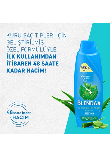 Yoğun Nemlendirme Aloe Vera Özlü Şampuan 500 Ml