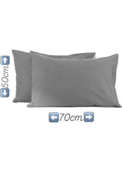 2 Adet Cotton (Pamuk) 50X70 cm Yastık Kılıfı Pillow Case