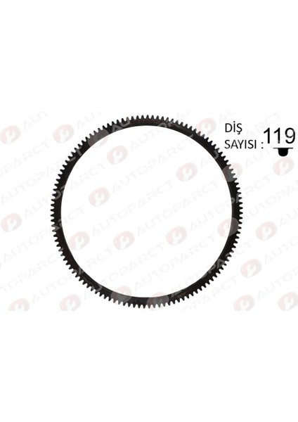 Volant Dişlisi Mgn Iı 1.5 Dcı 119 Diş