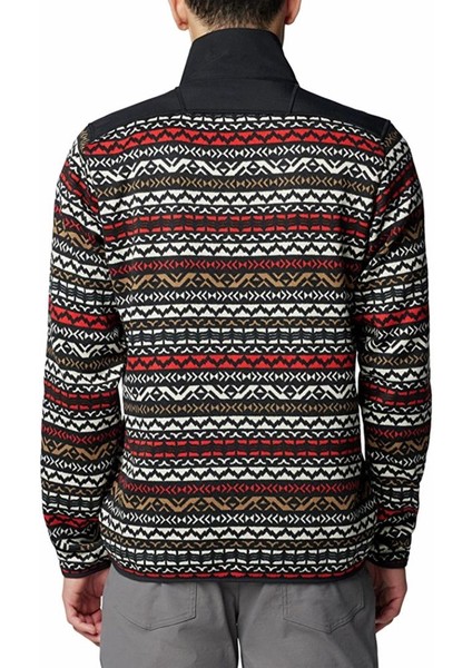 Men's Sweater Weather™ Iı Printed Half Zip Pullover Erkek Yarın Fermuar Triko Polar AO5809 fiyatları