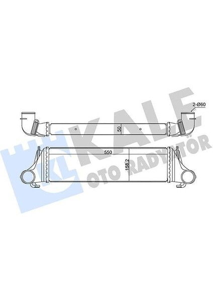 Turbo Radyatoru Bmw M57 D30 X5 E53 00 06