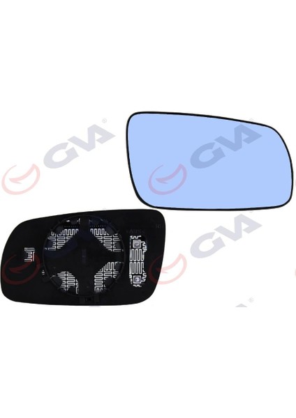 Ayna Camı Sağ A3 96-00 -A4 95-01 -A6 98-03 Isıtmalı Konveks Mavi Cam VM-039GHR