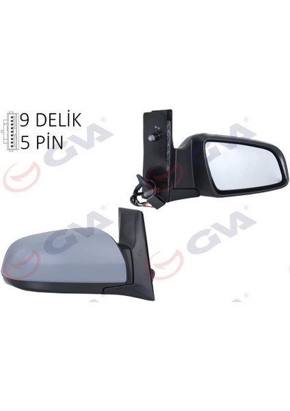 Dış Dikiz Aynası Sağ Zafıra B 05 Elektrikli Isıtmalı Astarlı Konveks 5 Fiş VM-6169EHPR
