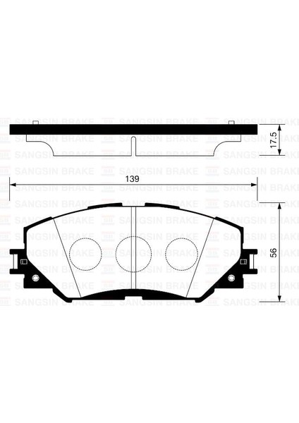 Ön Fren Balata Toyota Aurıs. Corolla 1.6l 1zr-Fe ZRE151 07-11 / 1.33L 1nr-Fe NRE150 6 Vites 10-12