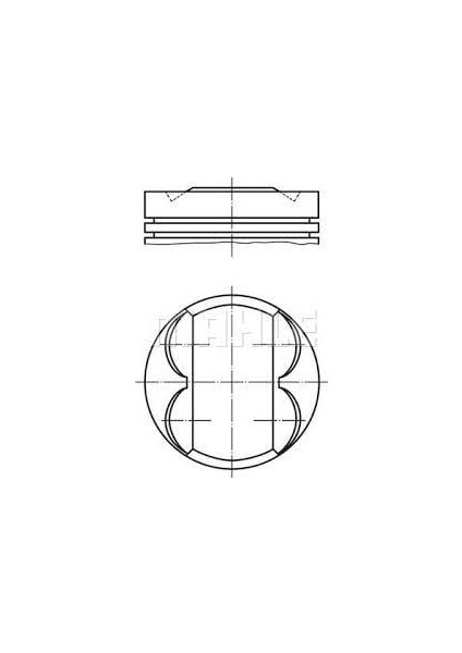 Motor Piston Segman Std Palıo-Marea-Brava-Bravo 1.6 16V 86.40