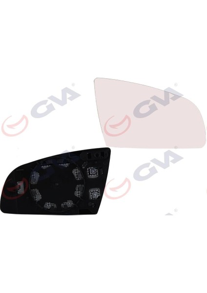 Ayna Camı Sağ A3 00-03 - A4 00-07 -A6 04-08 Isıtmalı Konveks Beyaz Cam VM-009AG
