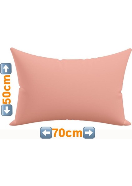 2 Adet Narçiçeği Rengi Cotton (Pamuk) 50X70 cm Yastık Kılıfı Pillowcase modelleri