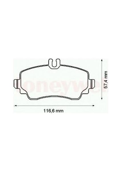 Ön Fren Balata Mercedes A-Class W168 99-04