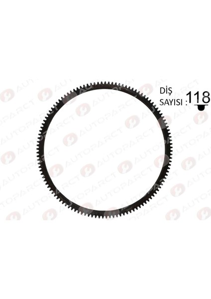 Volant Dişlisi Palıo 1.3 Mtj 118 Diş