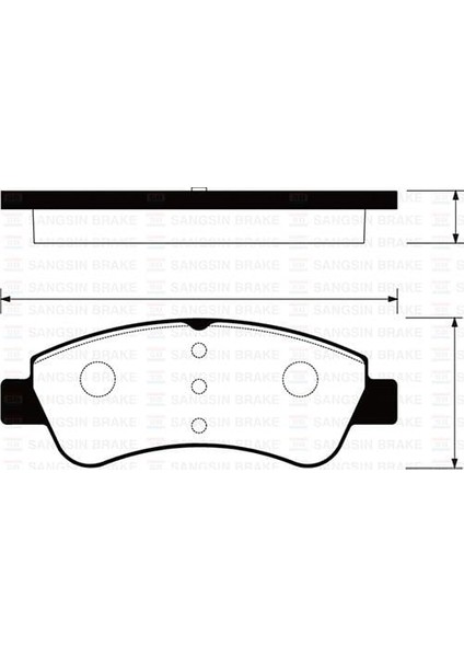 Ön Fren Balata Opel Corsa F 19- / Crossland 17- / Cıtroen C2 03- / C3 09- / Aırcross 17- / C4 04- / C-Elysee 12- / Xsara 96-