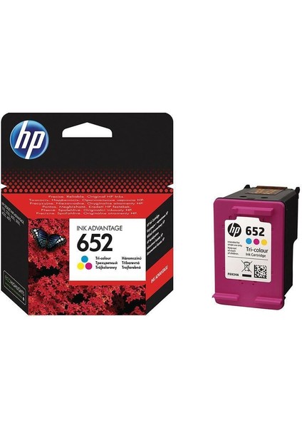 Hp F6V24A (652) 3 Renkli Mürekkep Kartuş
