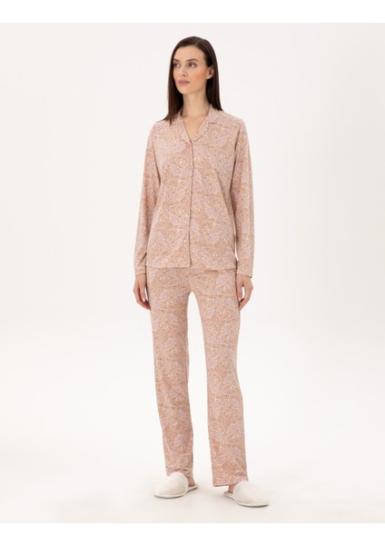 Kadın Vizon Gömlek Pijama Takımı 50311260-575 fırsatları