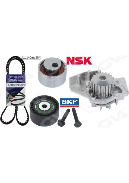 Devirdaimli Eksantrik Gergi Kiti 140X254 P206-306-PARTNER-BERLINGO-JUMPY-SCUDO-COROLLA 1.9d 98 Dw8