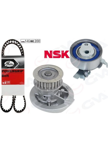 Devirdaimli Eksantrik Gergi Kiti Vectra A-Omega A-Astra F-Calıbra-Kadett E 1.8i-2.0i 8V 18SV-C18NZ