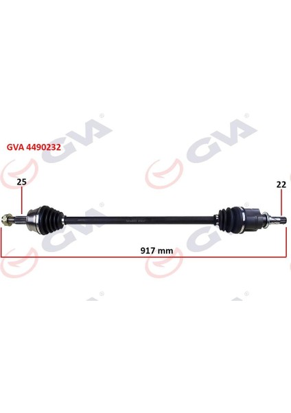 Komple Aks Sağ Corsa D 1.3 Cdtı 06 Dtj 917MM